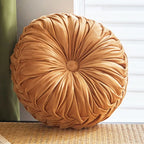 3D Velvet Pumpkin Cushion