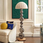 Medieval Zebra Floor Lamp