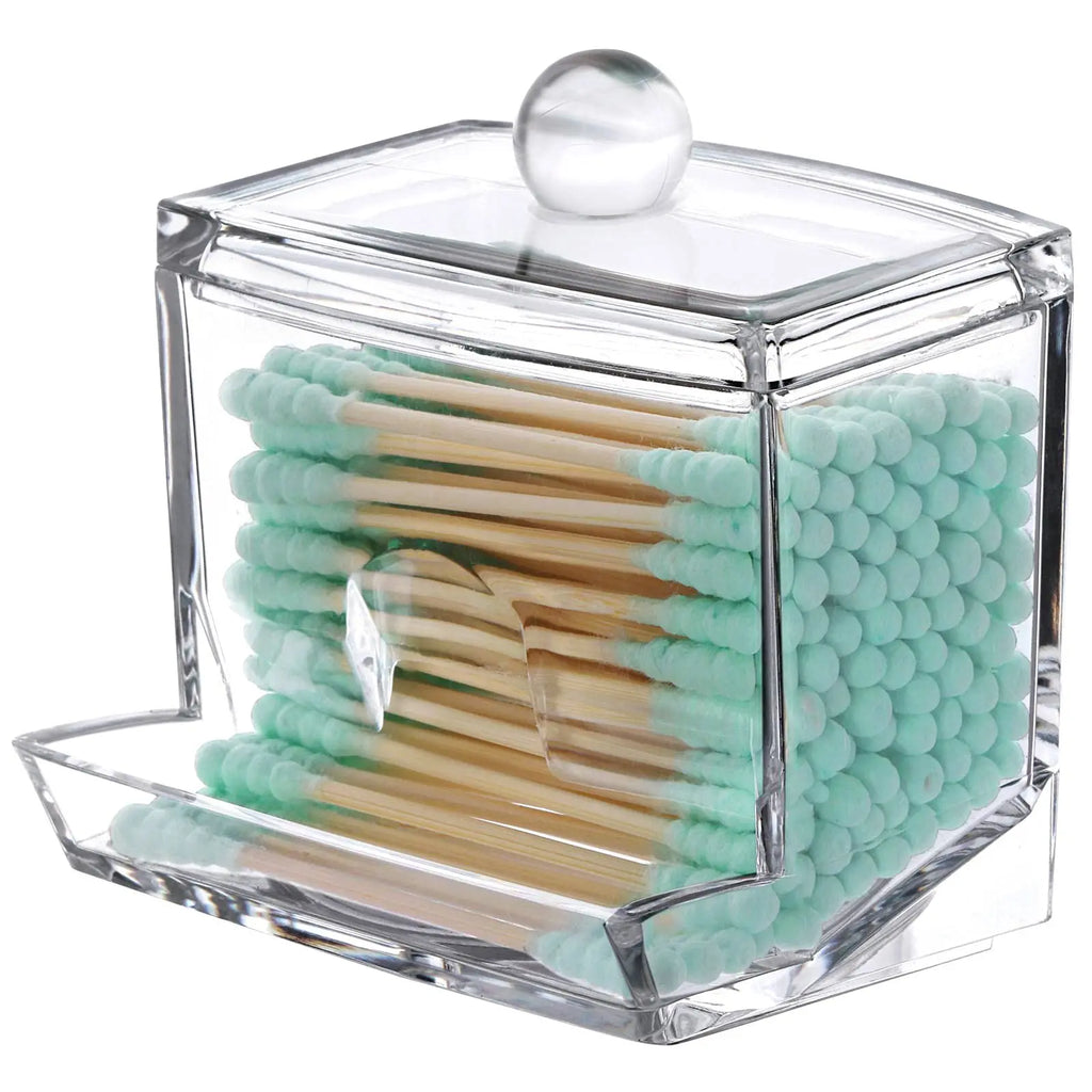 Clear Acrylic Cotton Swab Holder