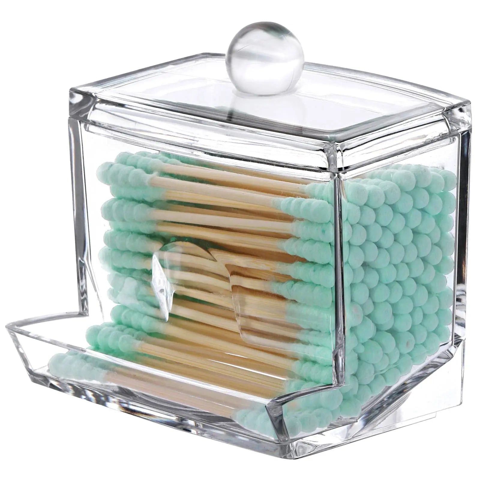 Clear Acrylic Cotton Swab Holder