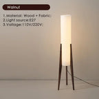 Zen Walnut Floor Lamp