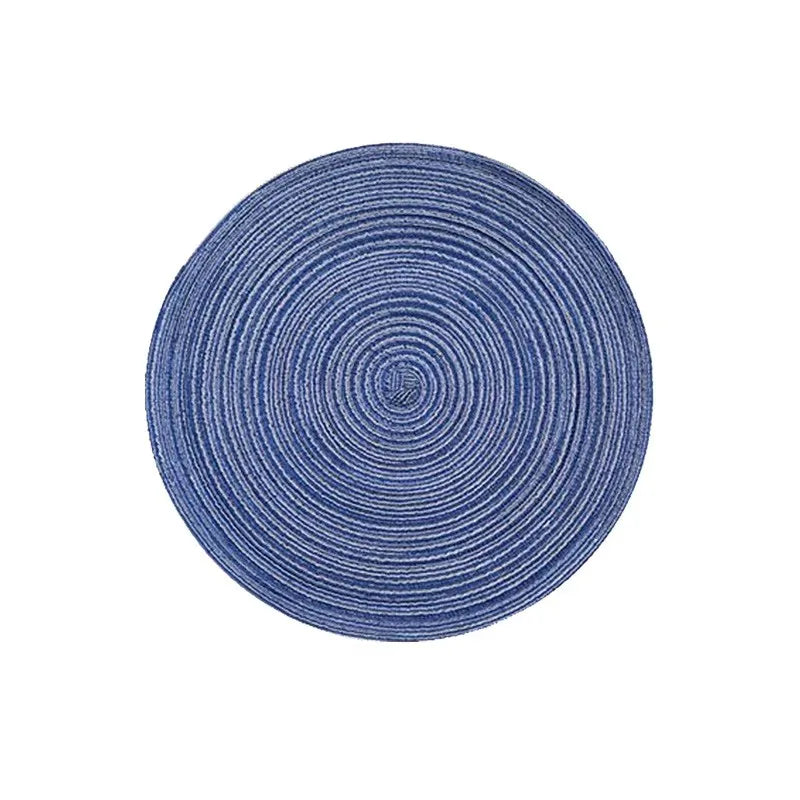 Nordic Cotton Yarn Round Placemats