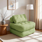 Green Foldable Sofa Bed Chair