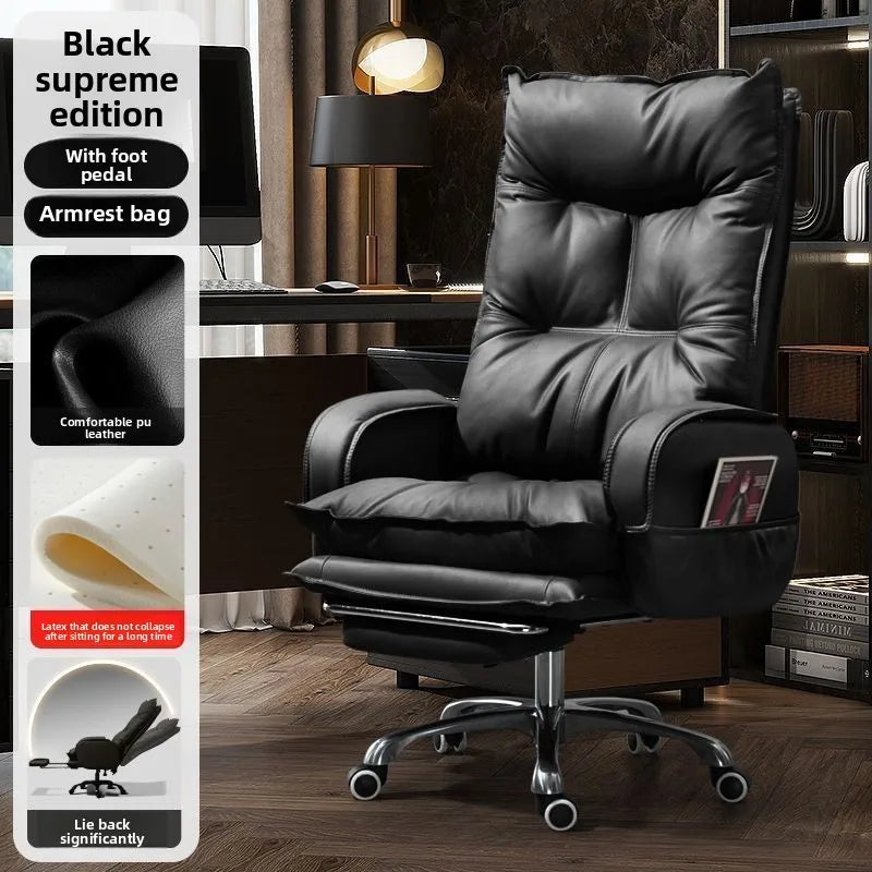 Ergonomic Executive Leather Office Chair