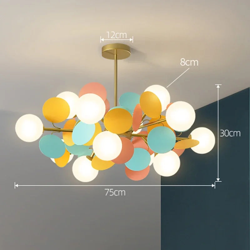 Colorful Branch LED Chandelier