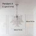 Clear Glass Pendant Chandelier