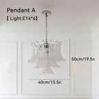 Clear Glass Pendant Chandelier