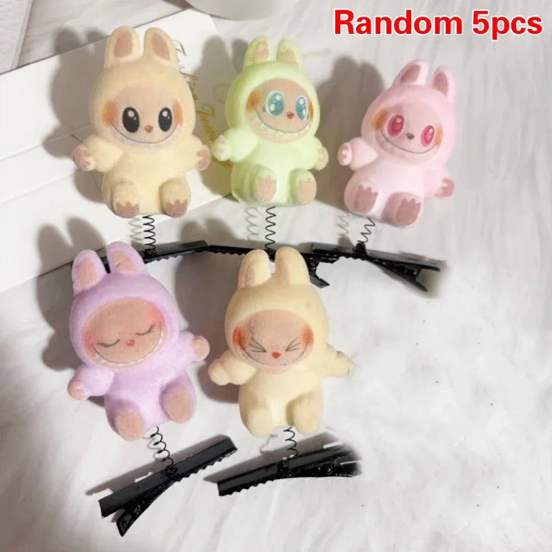 LABUBU FAN 5Pcs New Hair Clips