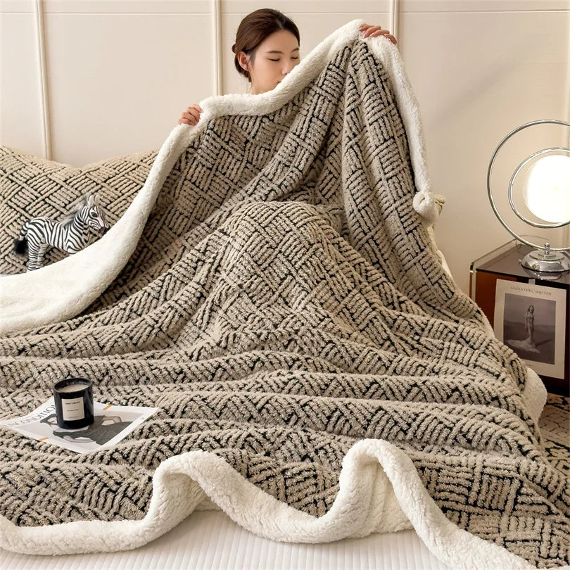 Luxury Double Layer Fleece Blanket