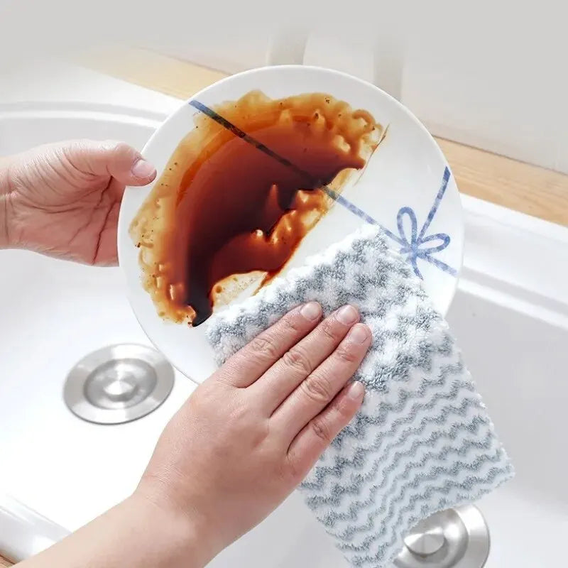 20 Ultra-Absorbent Coral Velvet Cloths