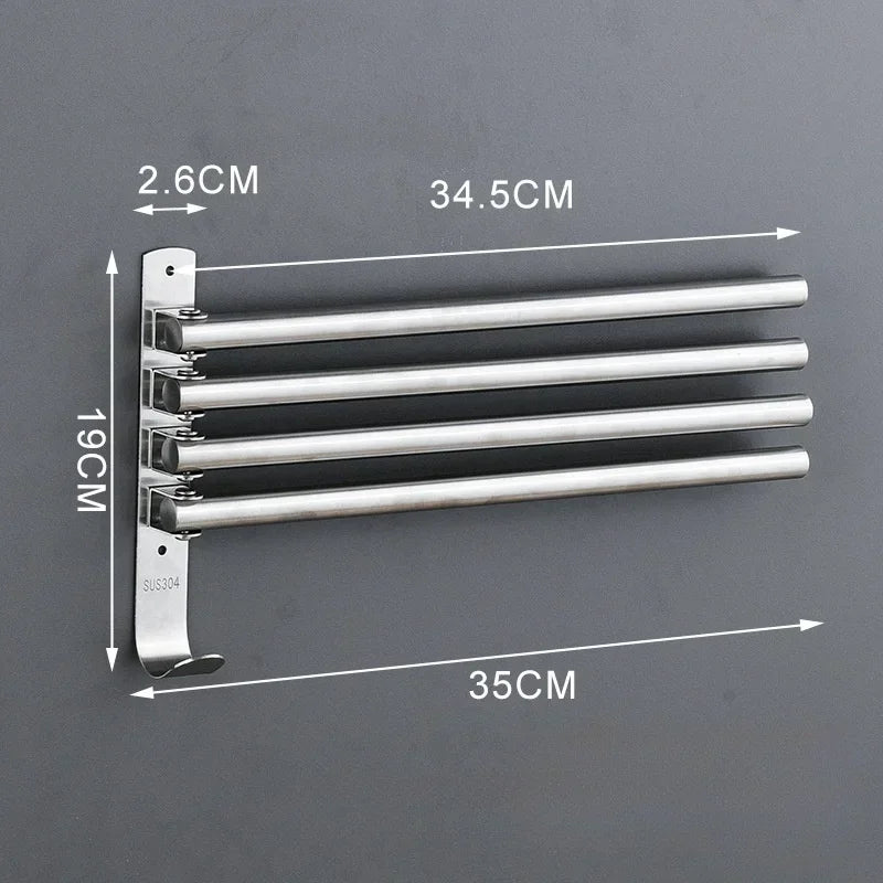 Swing Arm Towel Rack Holder