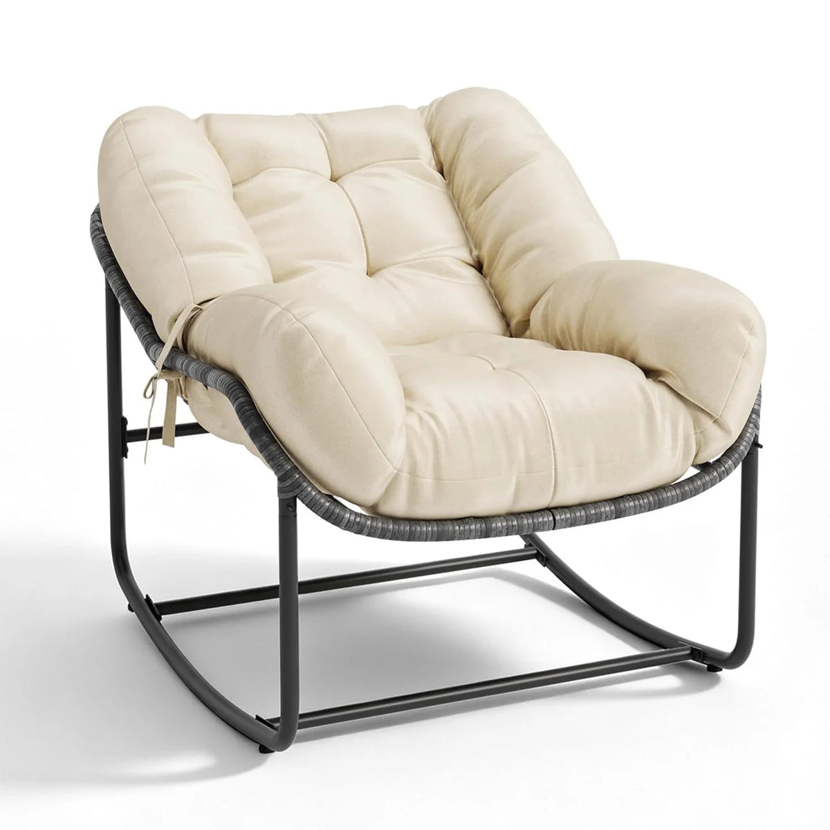 Papasan Rocking Chair 450lb