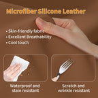 Luxury Microfiber Leather Dining Chairs