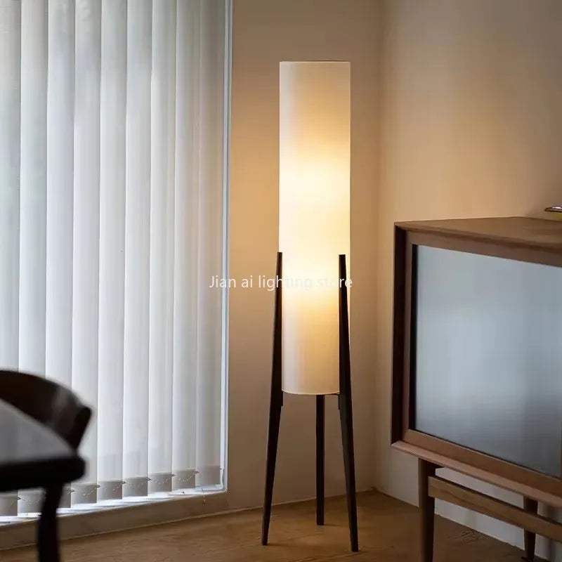 Zen Walnut Floor Lamp