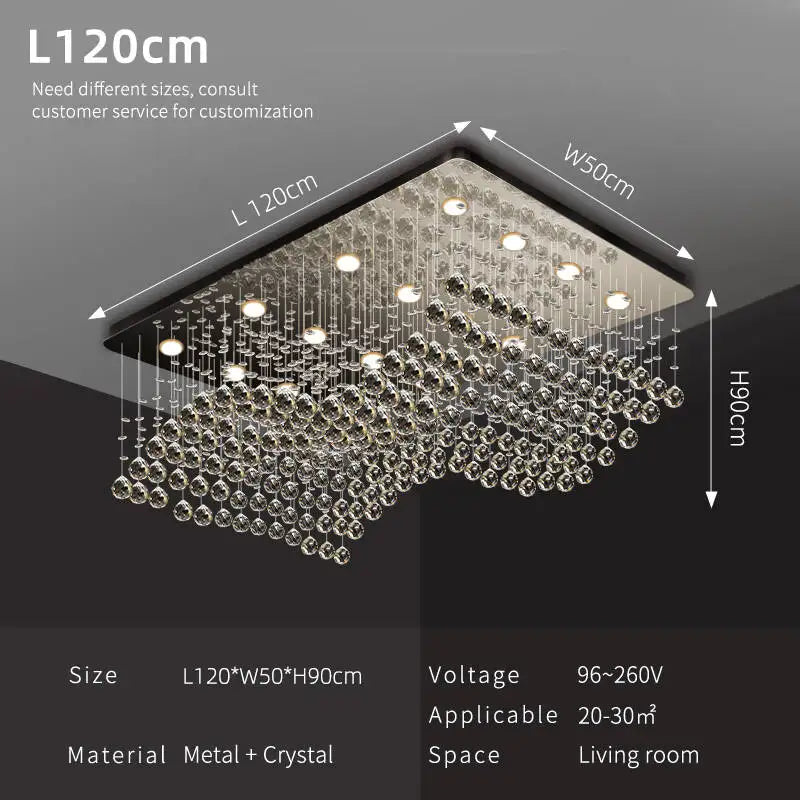 Modern Crystal Chandelier Pendant Lamp