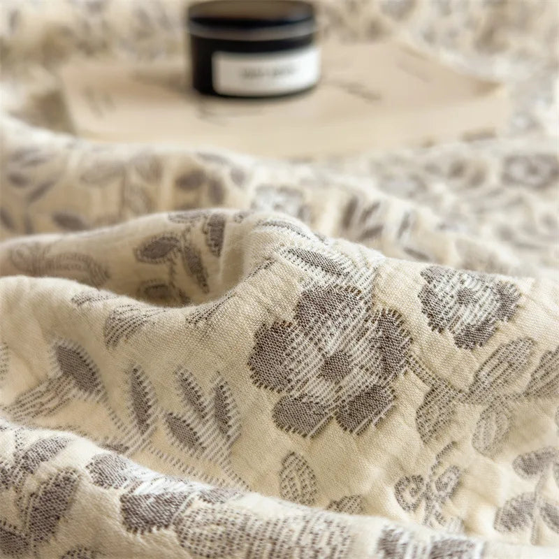 Cotton Gauze Summer Quilt Blanket