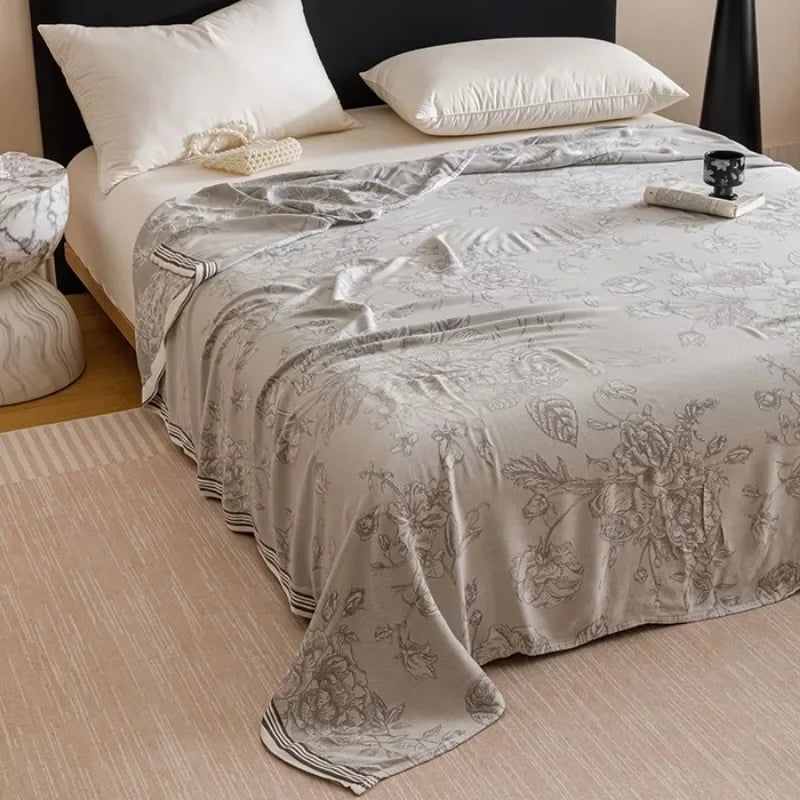Bamboo Fiber Jacquard Cooling Blanket