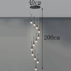 Modern Crystal Staircase Chandelier
