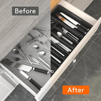 Premium Adjustable Flatware Organizer
