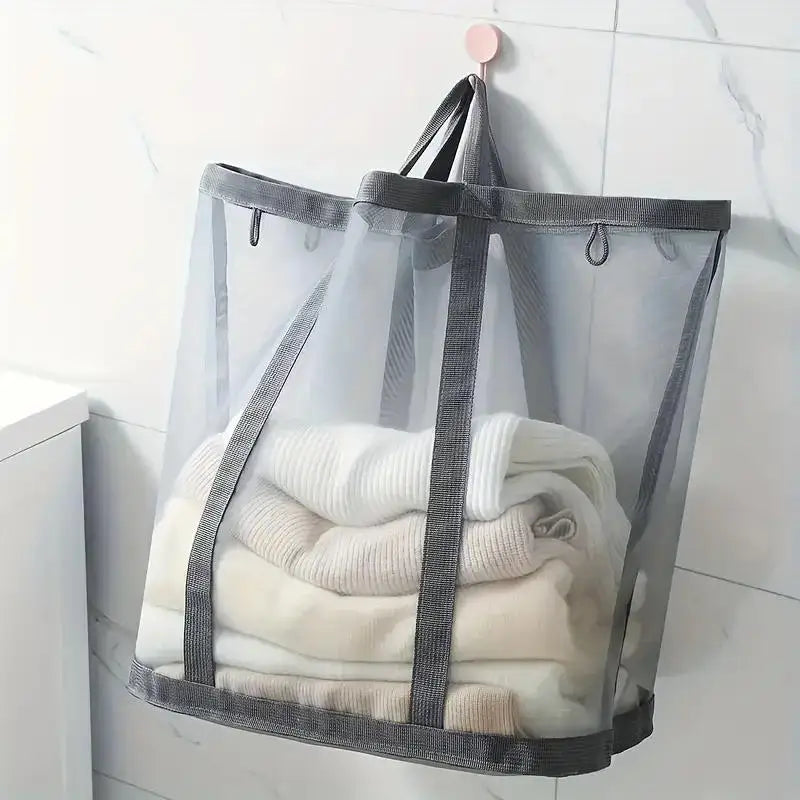 Breathable Mesh Laundry Storage Basket