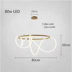 Modern Minimalist Hose Chandelier