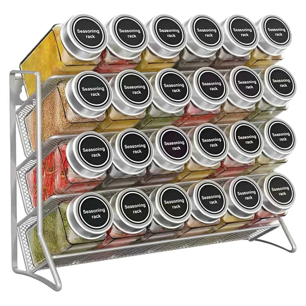 4-Tier Carbon Steel Spice Rack