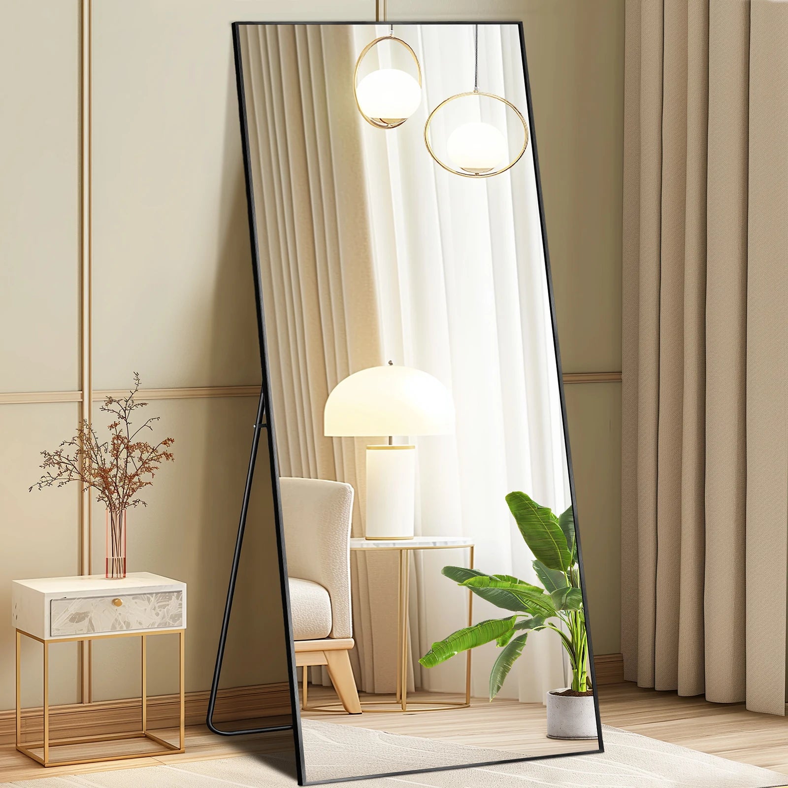 MCQ Arched Full-Length Wall & Floor Mirror
