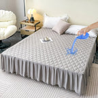 Quilted Waterproof Breathable Bed Skirt