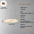 Modern Faux Marble Round Pendant