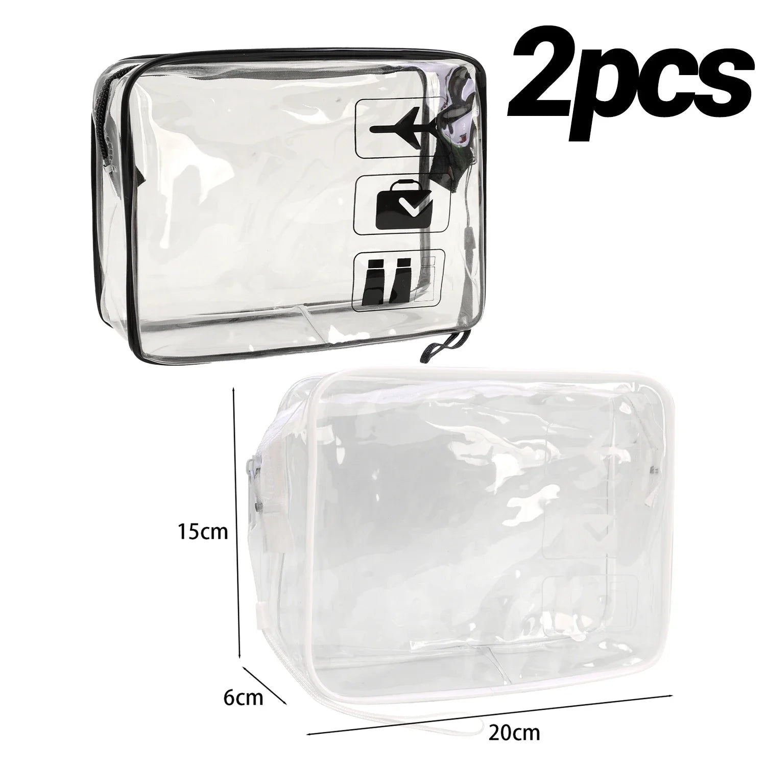 Clear Travel Cosmetic Organizer Bag