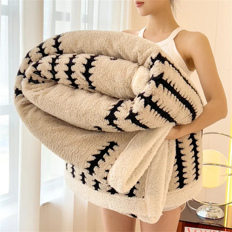 Thick Flannel Winter Blanket