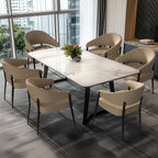 Luxury Microfiber Leather Dining Chairs
