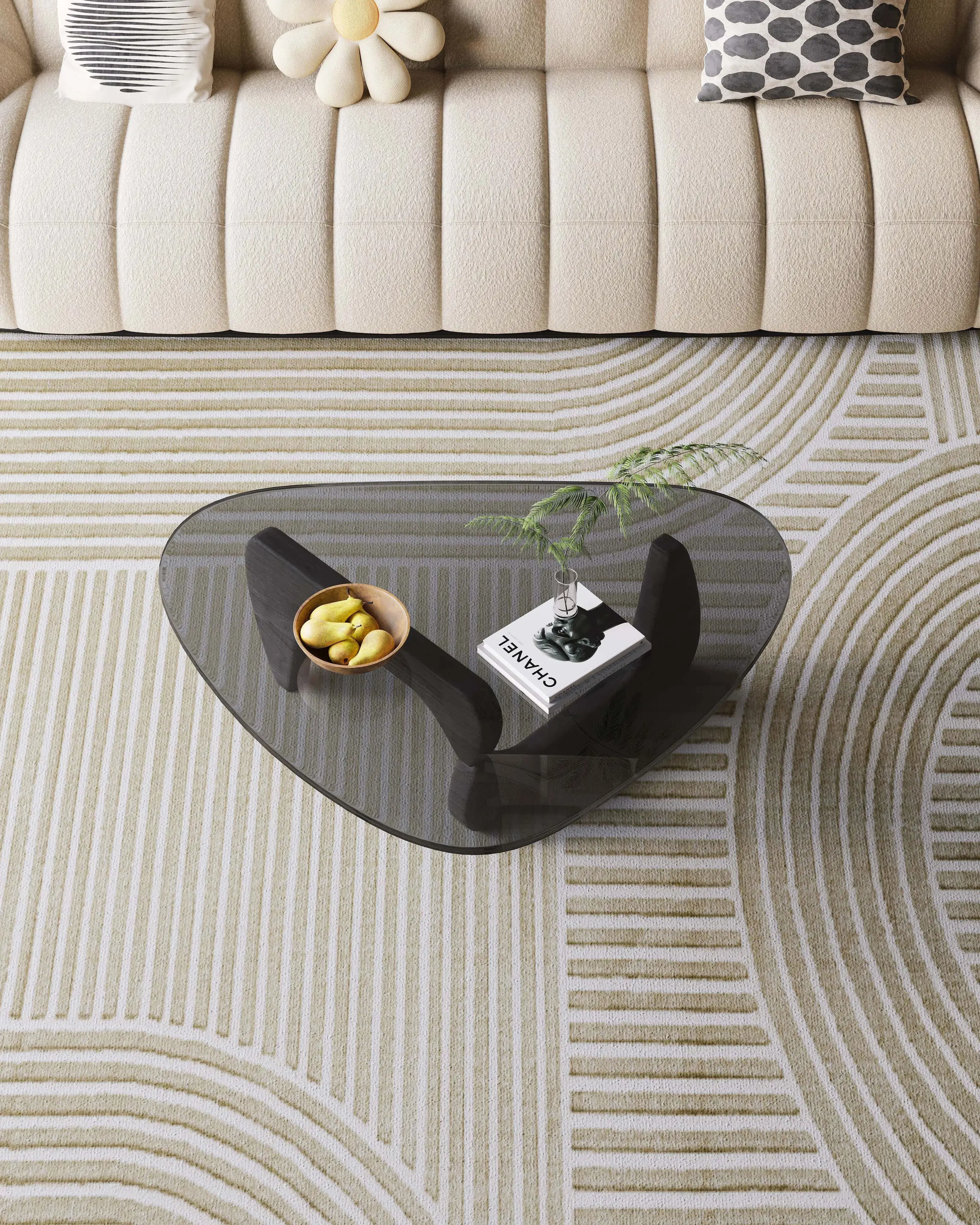 Modern Bear Marble Coffee Table