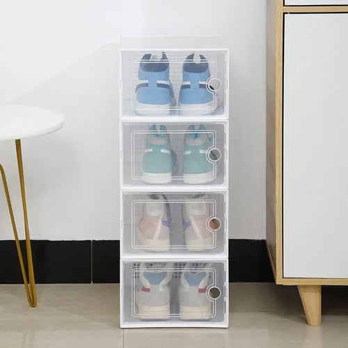 Clear Stackable Shoe Organizer