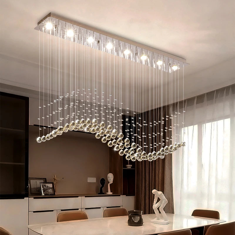 Modern Crystal Chandelier Pendant Lamp