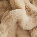Plush Faux Rabbit Fur Blanket