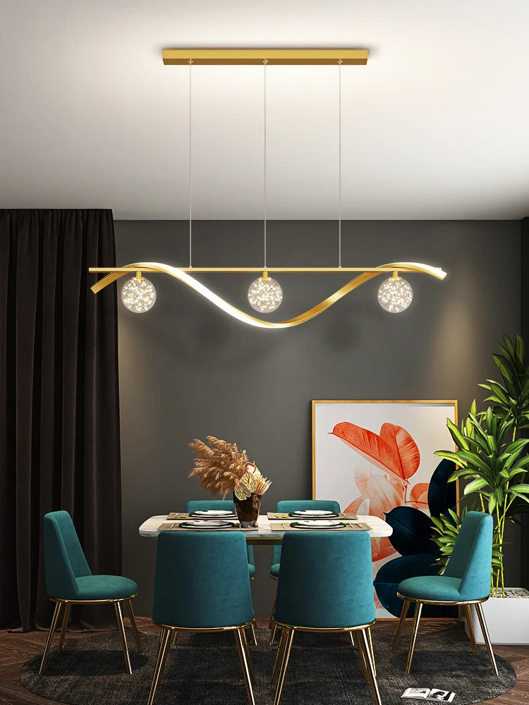 Modern Minimalist Glass Pendant Lamp