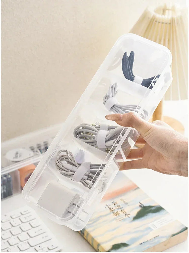 Transparent Cable Organizer Box