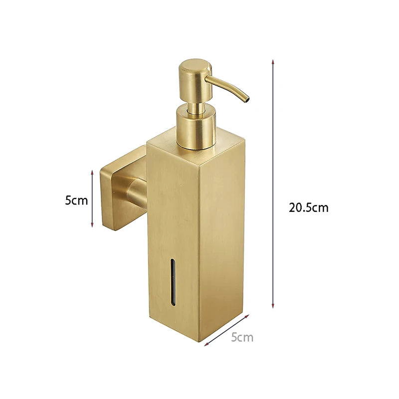 Glass Wall Mounted Soap Dispenser