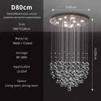 Modern Crystal Chandelier Pendant Lamp