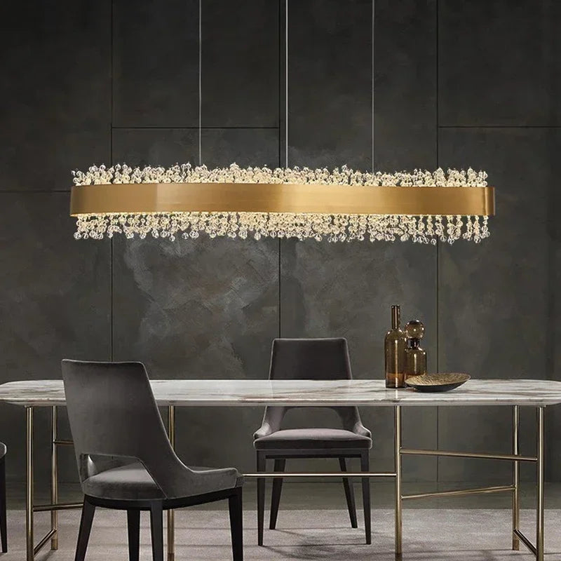 Luxury LED Crystal Chandelier Fixture