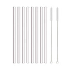 Premium 8mm Borosilicate Bubble Straws