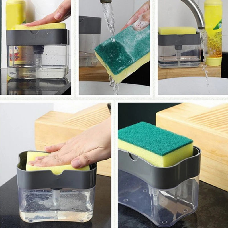Sleek Kitchen Press Soap Dispenser