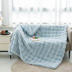 Luxury Rabbit Plush Winter Blanket