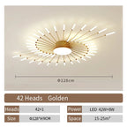 Fan-Shaped LED Ceiling Lamp