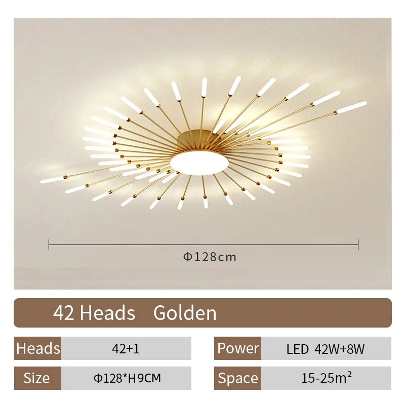 Fan-Shaped LED Ceiling Lamp
