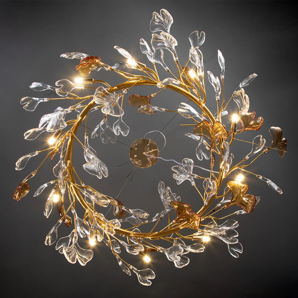 Nordic Glazed Glass Chandelier