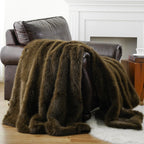 Luxury Faux Fur Throw Blanket