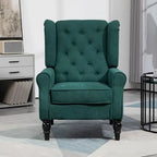 Tufted Wingback Accent Chair