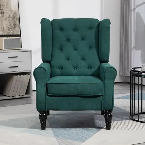Tufted Wingback Accent Chair